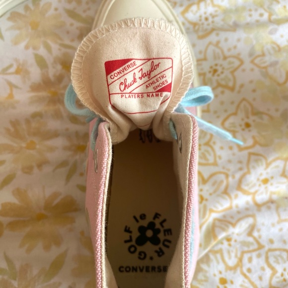 GOLF LE FLEUR CHUCK 70 ALMOND BLOSSOM/EGRET/BLUE GROW - WITH BOX, BAG, AND LACES - Picture 7 of 8